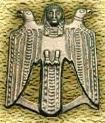 Bronze pendant in the shape of a three-headed bird. r2r.jpg (5980 bytes)